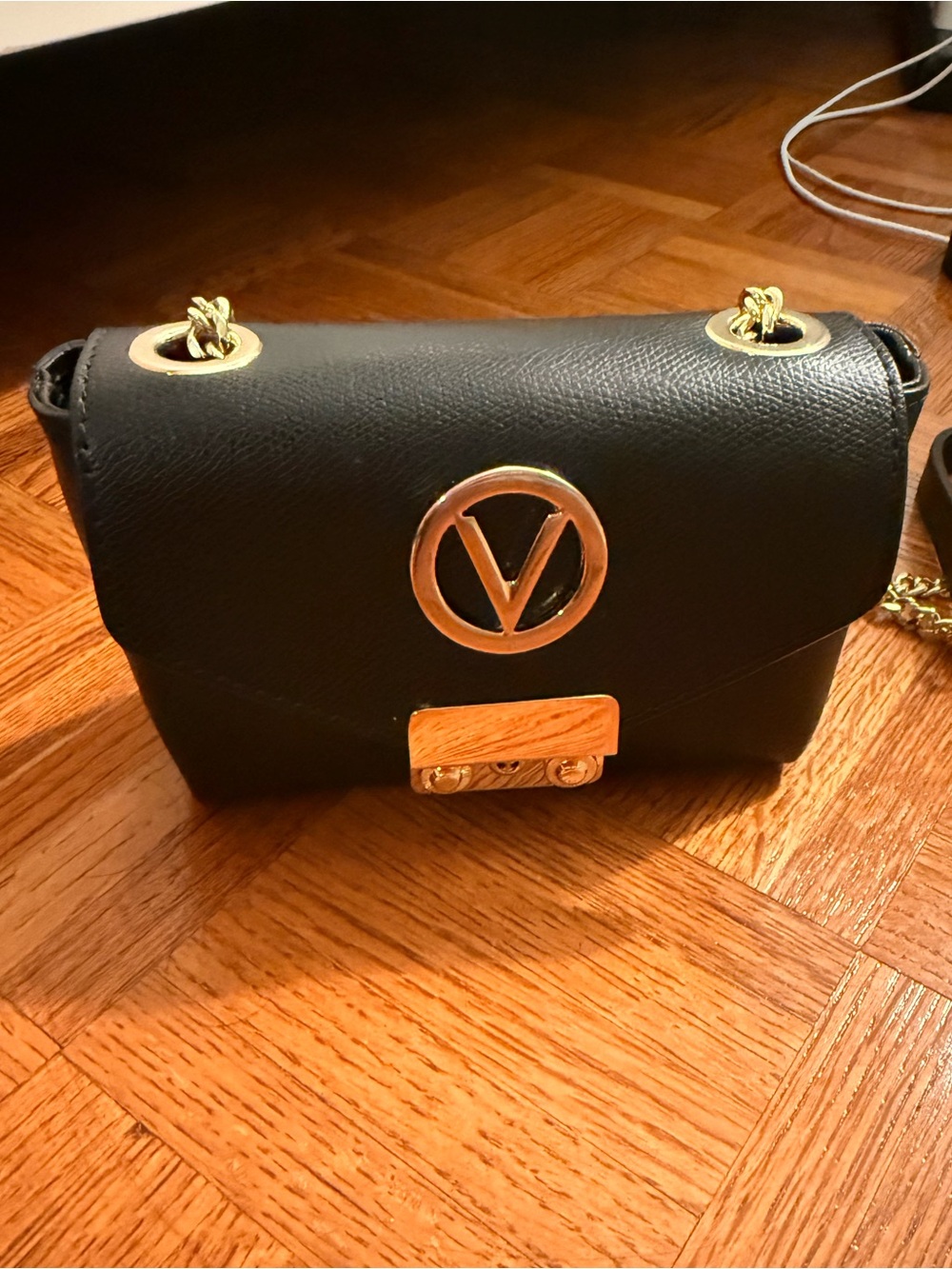 Valentino by Mario Valentino Lola Bonbon black leather crossbody bag - Picture 2 of 5